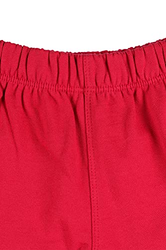 Top Top POCODROLO Pantalones Deportivos, Rojo, 24-36 Unisex bebé