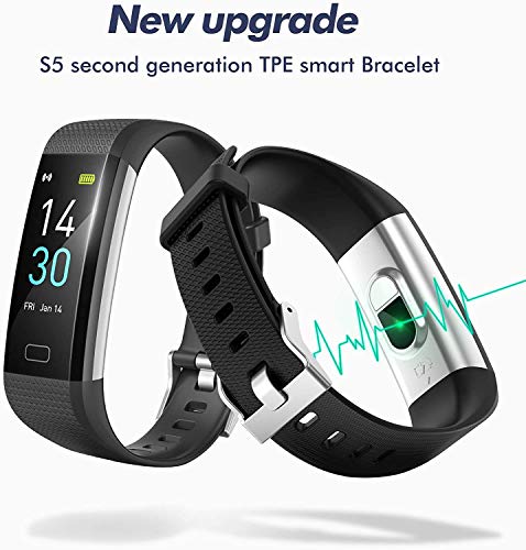 TOPLUS Smartwatch,Pulsera Actividad Inteligente,Cronómetros,Calorías,Monitor de Sueño,Podómetro Pulsera Actividad Inteligente Impermeable IP68 Smartwatch Hombre Reloj Deportivo para Android iOS