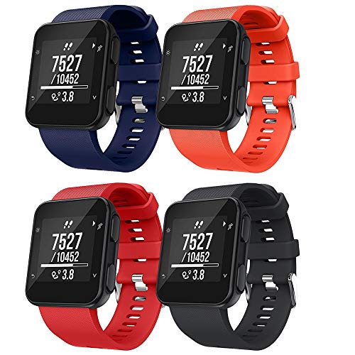 TOPsic Correa para Garmin Forerunner 35 Correas, Suave Silicona de Reloj Correa de Reemplazo Banda para Garmin Forerunner 35