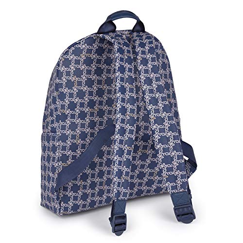 TOUS MOCHILA MEDIANA LOGOGRAM MARINO