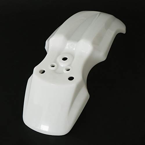 Toygogo Guardabarros Delantero para Motocicleta, Guardabarros, Guardabarros para CRF50 Cafe Racer - Blanco