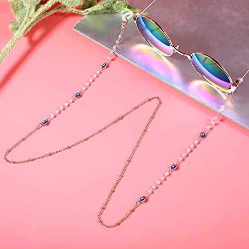 TOYMIS 6 PiezasCadenas para Gafas Correas para Gafa Mascarilla Cadena Gafas Cordones Cadenas para Gafas Accesorios Collares Pulseras para Mujeres y Niñas