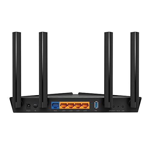 TP-Link Archer AX50 - Router WiFi 6 AX3000, Doble Banda 5GHz 2402Mbps/2GHz574Mbps, 1xPuertos WAN/4xLAN Gigabit, USB 3.0, Intel Home Chipset, OFDMA, WPS, Latencia Ultrabaja