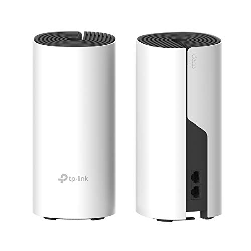 TP-Link Deco M4 (2 Pack) - AC1200 Router, Repetidor de Wi-fi, Mesh Wi-fi Inteligente, Doble Banda 2.4GHz/5GHz hasta 260 m², 2xPuertos Gigabit,MU-MIMO, Hasta 100 Dispositivos, Control Parental