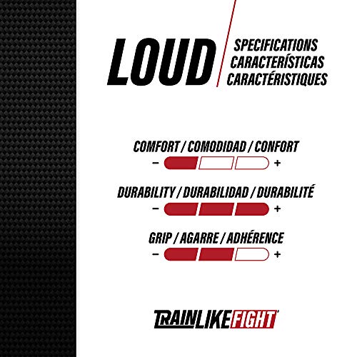 TRAINLIKEFIGHT Loud/Xeno/Icon - 0H/2H/3H - Calleras para Cross Training, calistenia, Ejercicios gimnásticos, protección para Tus Manos - Loud OH - Negro Carbono - S