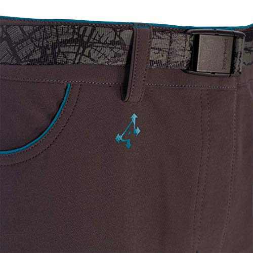 TRANGO Pant. Largo Elbert DN Pantalón Deportivo, Antracita, L para Mujer