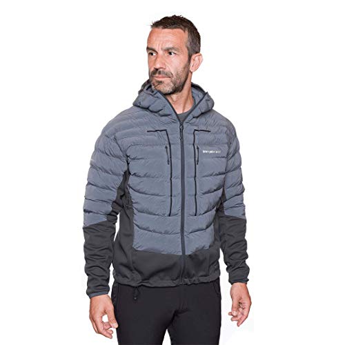 Trangoworld Beraldi Chaqueta, Hombre, Sombra Oscura/Negro, XL