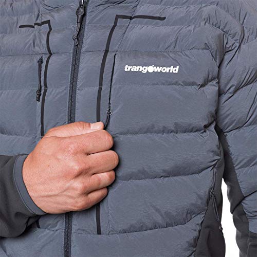 Trangoworld Beraldi Chaqueta, Hombre, Sombra Oscura/Negro, XL