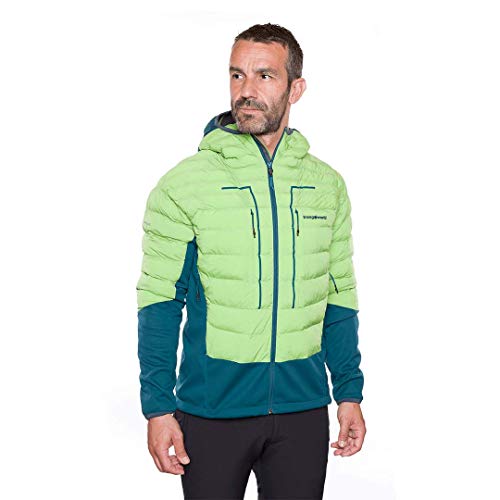 Trangoworld Beraldi Chaqueta, Hombre, Verde/Verde mar, XL