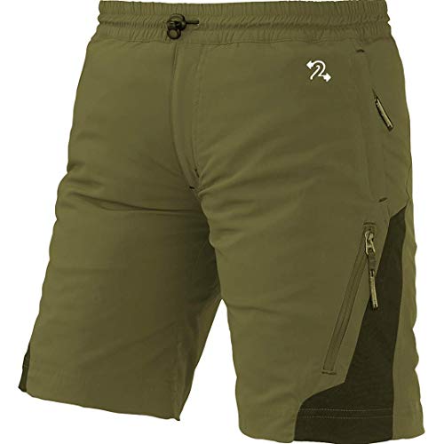 Trangoworld Odiel Fi Pantalones Cortos, Unisex niños, Verde (Cala), 08/S