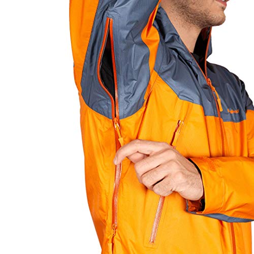 Trangoworld Rilton TF Chaqueta, Hombre, Naranja oxido/Gris Medio, M