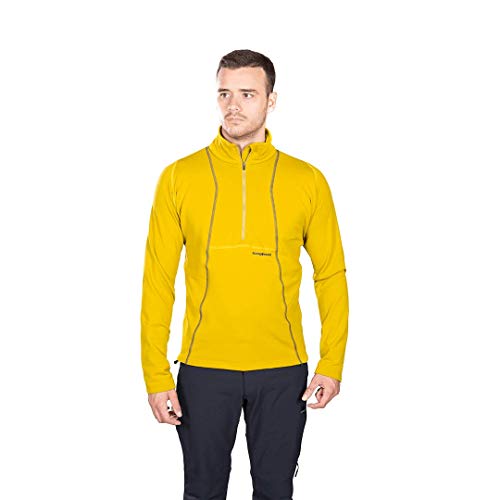 Trangoworld Zillertal Pullover, Hombre, Amarillo Mostaza, M