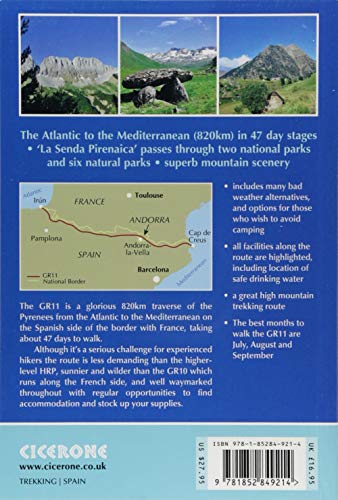 Trekking the GR11 Trail (International Trekking) [Idioma Inglés]: The Traverse of the Spanish Pyrenees - La Senda Pirenaica (Cicerone Trekking Guide)