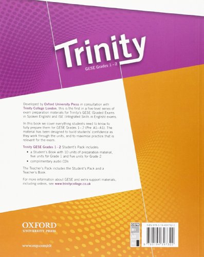 Trinity College London Graded Examinations in Spoken English (GESE) Grades 1-2: Student's Pack with Audio CD (Trinity Graded Exams)