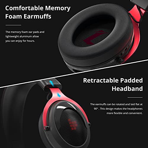 Tronsmart Shadow Auriculares Gaming inalambricos-2.4G, Surround 7.1/Audio de 50MM, Estéreo Cascos Gaming Inalámbricos para Juegos, Micrófono con Cancelación de Ruidocon Plegable y removeble