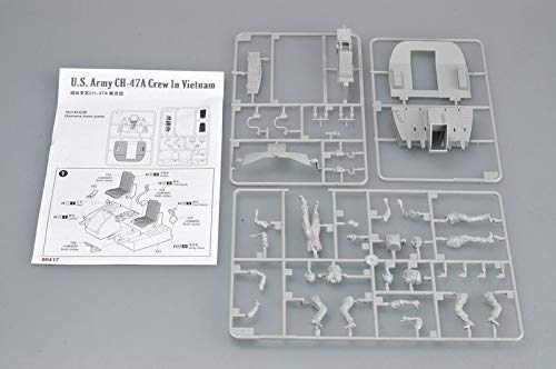 Trumpeter 417 - U. S. CH-47 del Ejército de la tripulación en Vietnam , color/modelo surtido