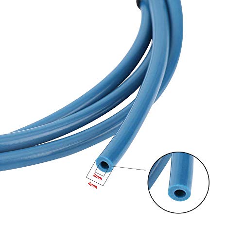 Tubo de PTFE, auténtico tubo de teflón PTFE Capricorn 1 metro Con cortatubos, 2 conector neumático pc4-M6 y 2 conector pc4-M10 para impresora 3D filamento de 1,75 mm