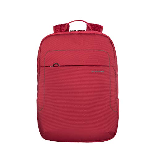 Tucano-Lup Mochila en tejido técnico para portátiles de 13,3"/14", MacBook Air/Pro 13" y MacBook Pro 14". Bolsillo interior acolchado para el portátil, la tableta o el iPad