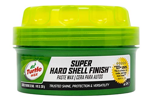 TURTLE WAX TW53190 Cera Super Hard Shell, Escudo Protector 12 Meses, Mejora Brillo y Protección, 397 g, Pasta