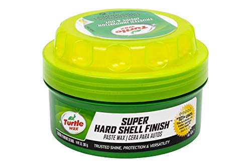 TURTLE WAX TW53190 Cera Super Hard Shell, Escudo Protector 12 Meses, Mejora Brillo y Protección, 397 g, Pasta