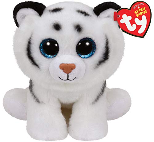 TY - Classics Tundra, tigre de peluche, 15 cm, color blanco (42106TY) , color/modelo surtido