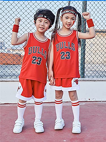 TYTF - Conjunto de camiseta de baloncesto sin mangas para niño, de malla, uniforme de camiseta y pantalón corto, para verano, de 1 a 15 años, Serie 2, 150