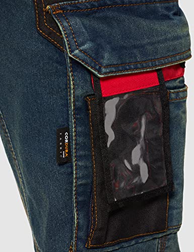 U-Power Ex069rj-46 EX069RJ-46-Pantalones Gama Exciting Modelo Platinum Button Rust Jeans 46, Talla única para Hombre