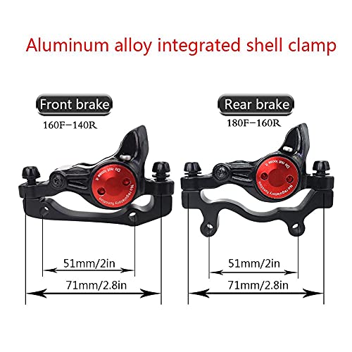 Uayasily Frenos Frenos De Bicicleta De Bicicletas De Montaña De Disco Hidráulicos De Aceite Trasero del Frente De Presión del Sistema De Frenos De Bicicletas Accesorios para