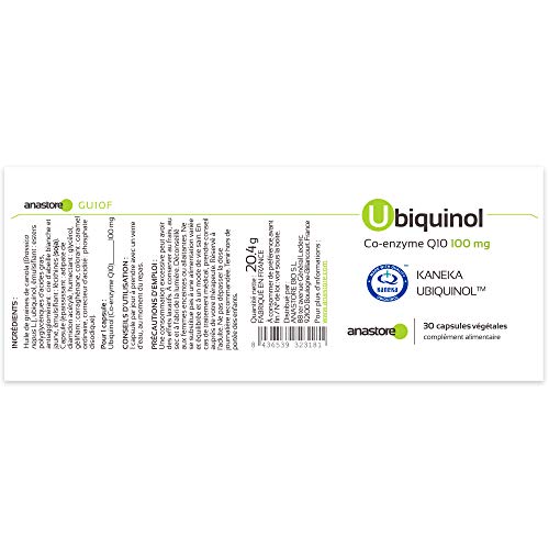 UBIQUINOL COENZIMA Q10 * 100 mg / 30 cápsulas * Antioxidantes