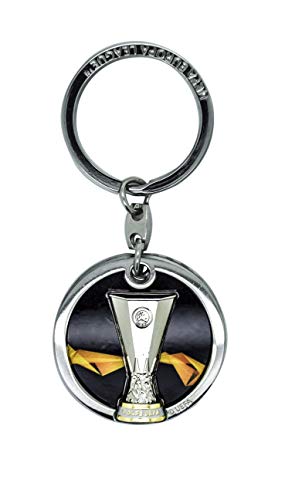 UEFA Europa League : Keyring Offset in 2 Parts, Unisex-Adult, Metal, 9 cm