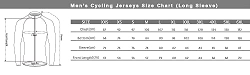 Ugly FRG Maillot de Ciclismo para Hombre Camisa Ciclista de Manga Larga con Media Cremallera