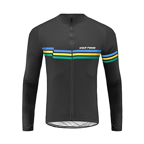 UGLY FROG Bike Wear- Bike Wear- Camiseta térmica de Hombre para Ciclismo