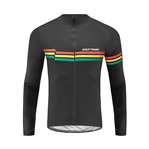 UGLY FROG Bike Wear- Bike Wear- Camiseta térmica de Hombre para Ciclismo