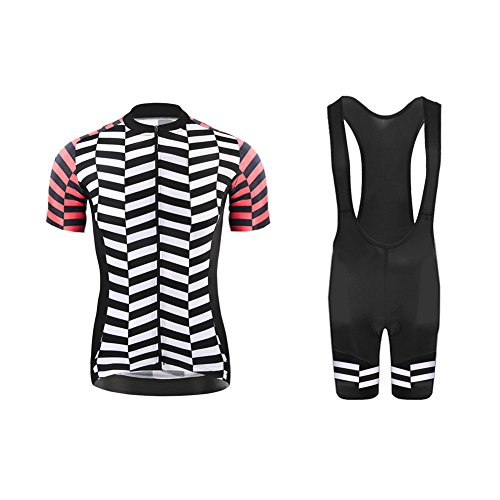 UGLY FROG Bike Wear Ciclismo Hombres Maillots Sports+Bib Tight Sets Seco y Transpirable de Bicicleta Conjunto de Ropa de Ciclo Jersey de Manga Corta