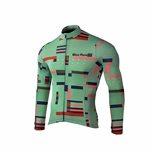 UGLY FROG Bike Wear De Camiseta Ciclismo con Manga Larga MTB Maillot Triatlon Ciclismo Hombre Equipacion Ciclista Actualización de Estilo ESHSLJ01