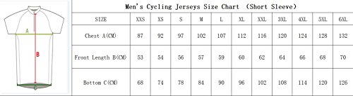 UGLY FROG Bike Wear Hombres Maillots de Bicicleta Conjunto de Ropa de Ciclo Jersey de Manga Corta + Pantalones Cortos Acolchados Cómodo Respirable Secado rápido