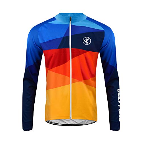 UGLY FROG Bike Wear Maillot Bicicleta Hombre Invierno Maillot Ciclismo Manga Larga para Hombres con Bolsillos