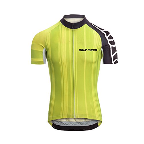 UGLY FROG Maillot Ciclismo 2018 Primavera/Verano Moda Hombre Manga Corta Jersey Bicicleta de Carretera Ropa Tops Cómodo Transpirable Secado Rápido DXMZ04