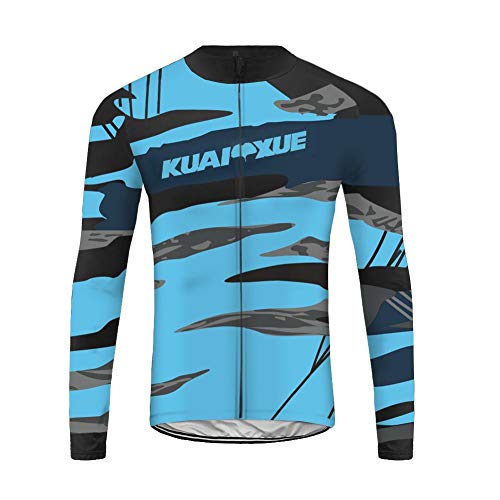 UGLY FROG Maillot Ciclismo Manga Larga Hombre Otoño Camiseta Bicicleta Ropa MTB Secado Rápido CXML01