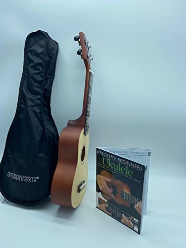 UKELELE SOPRANO - PURE TONE NATURAL PACK (FUNDA + METODO) KUS15