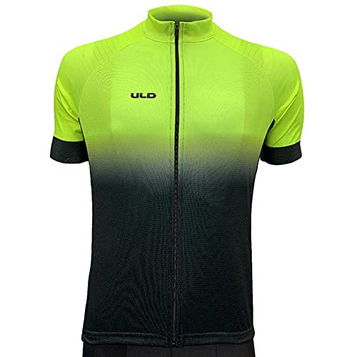 Uld Maillot Corto Amarillo Fluo/Negro