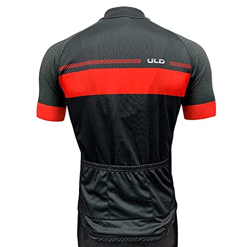 Uld Maillot Corto Negro/Rojo