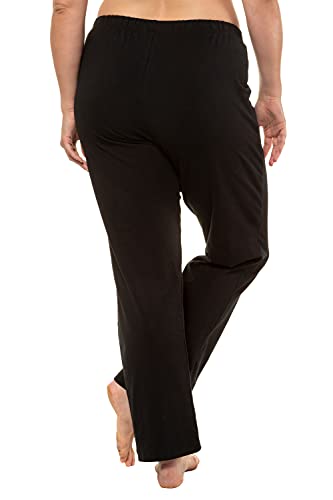 Ulla Popken Hose, Bootcut, Pantalones para Mujer, Negro (Schwarz 10), 62