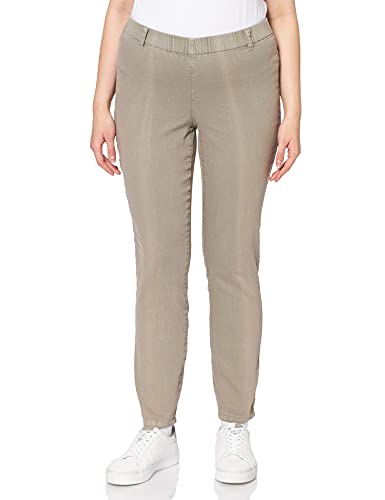 Ulla Popken Jeggings Overdyed Mit Gürtelschlaufen, Vaqueros para Mujer, Gris (Taupe 14), 64