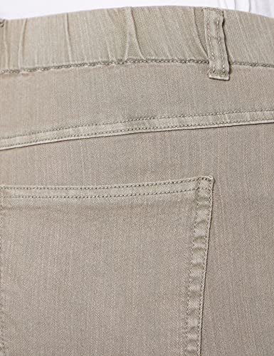 Ulla Popken Jeggings Overdyed Mit Gürtelschlaufen, Vaqueros para Mujer, Gris (Taupe 14), 64