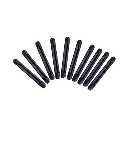 Ultnice - 5 pares de patillas antideslizantes de silicona para gafas de sol, color negro