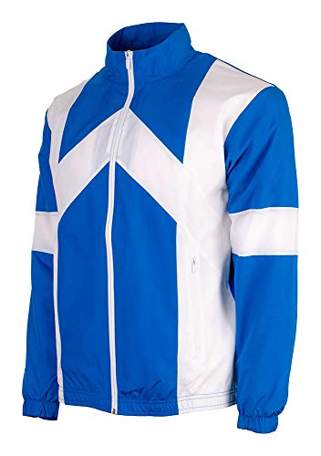 Umbro Panelled FZ Windbreaker Cortavientos, Azul, Blanco, M Unisex Adulto