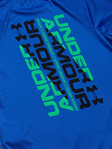 Under Armour Boys' Tech Branded Tape Back Hit Short Sleeve T-Shirt