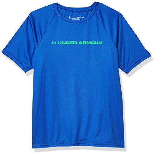 Under Armour Boys' Tech Branded Tape Back Hit Short Sleeve T-Shirt