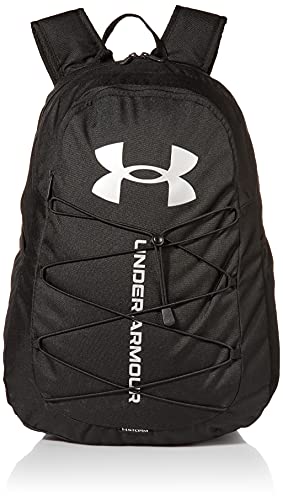 Under Armour Hustle Sport Backpack, mochila unisex, Negro (Black / Black / Silver) , One Size